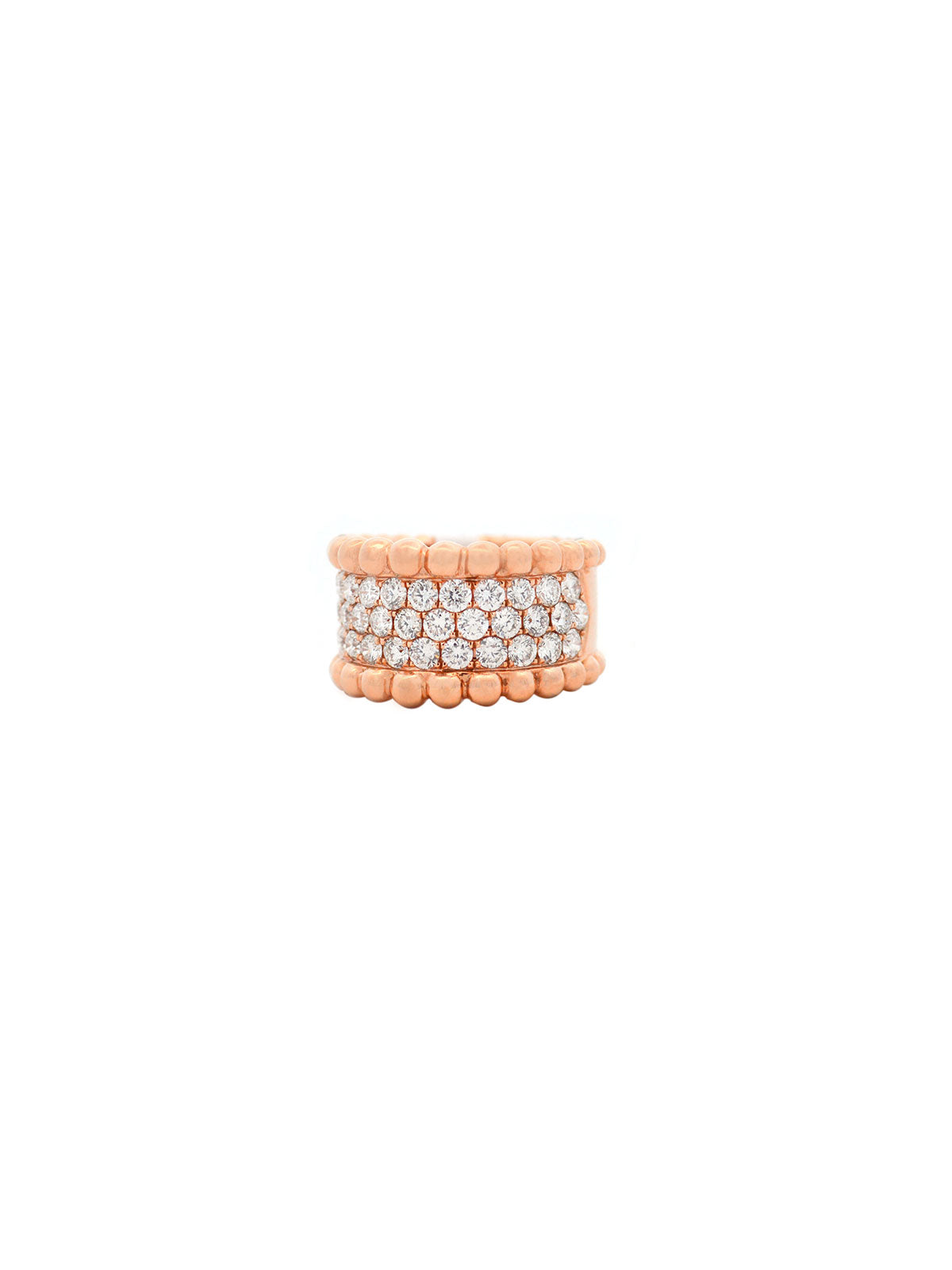 2.00ct Diamond 18K Gold Pave Ring