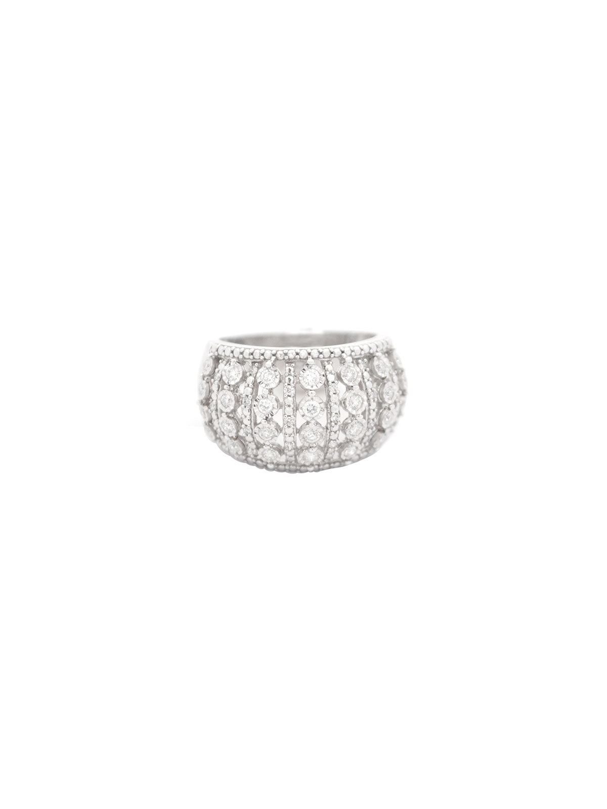 0.50ct Diamond 14K Gold Dome Ring
