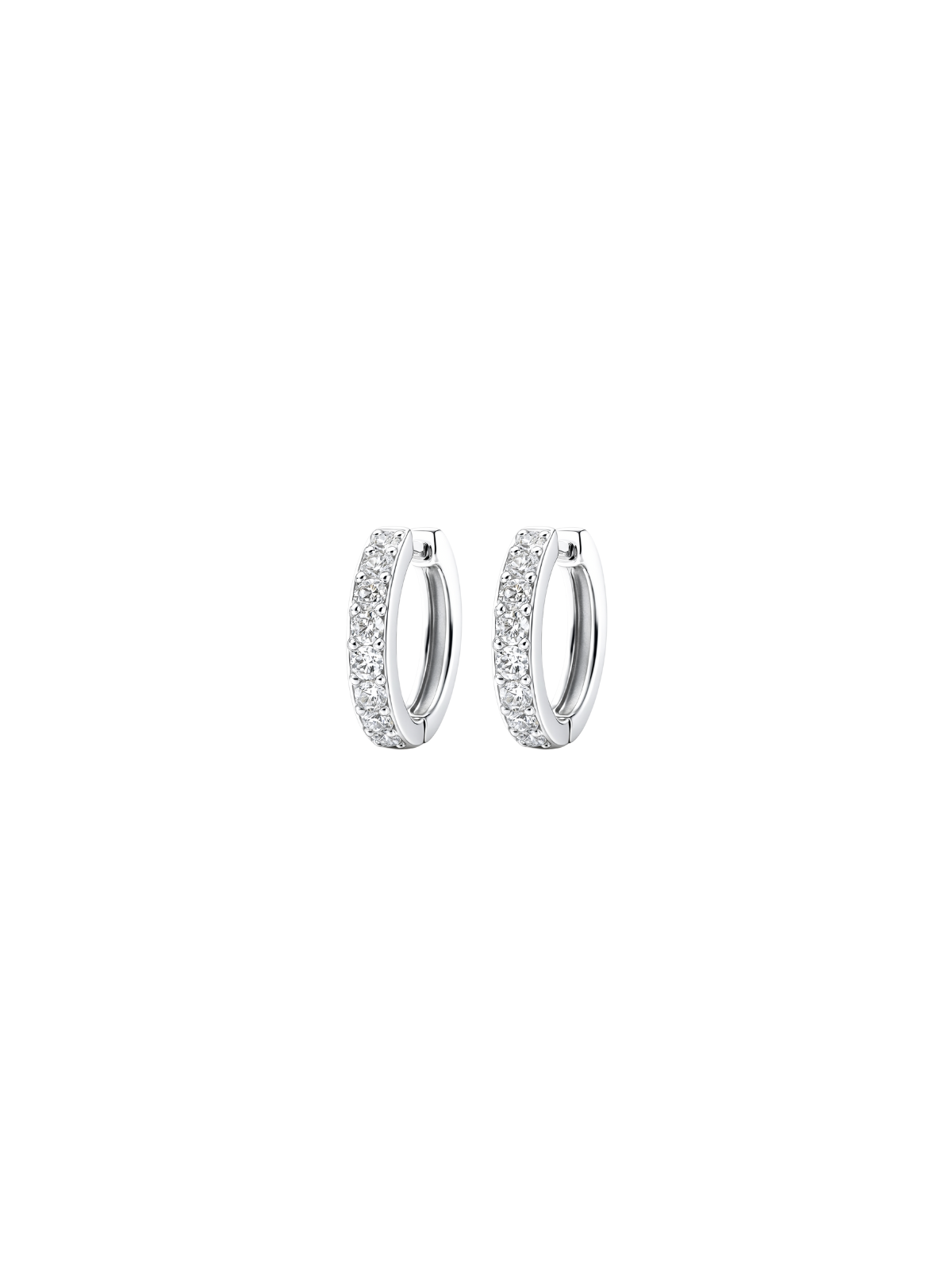 0.50ct Diamond 14K Gold Dainty Hoops