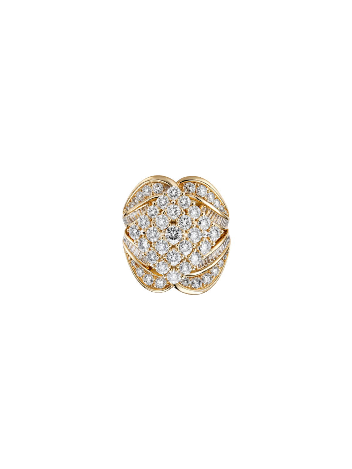 2.00ct Diamond 14K Gold Cocktail Ring