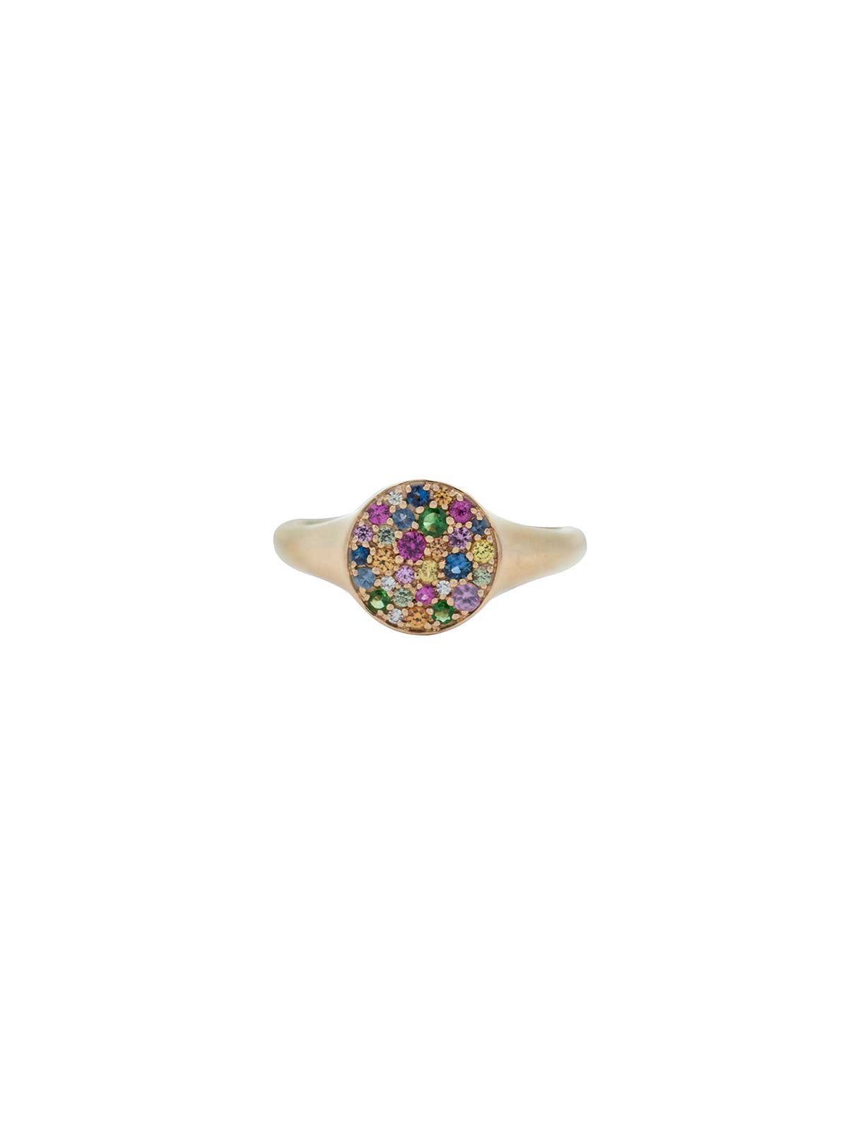1.62ct Diamond and Citrine 14K Gold Ring