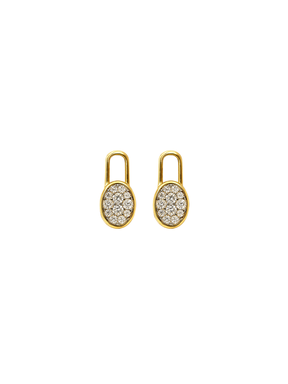 0.41ct Diamond 14K Gold Drop Earrings