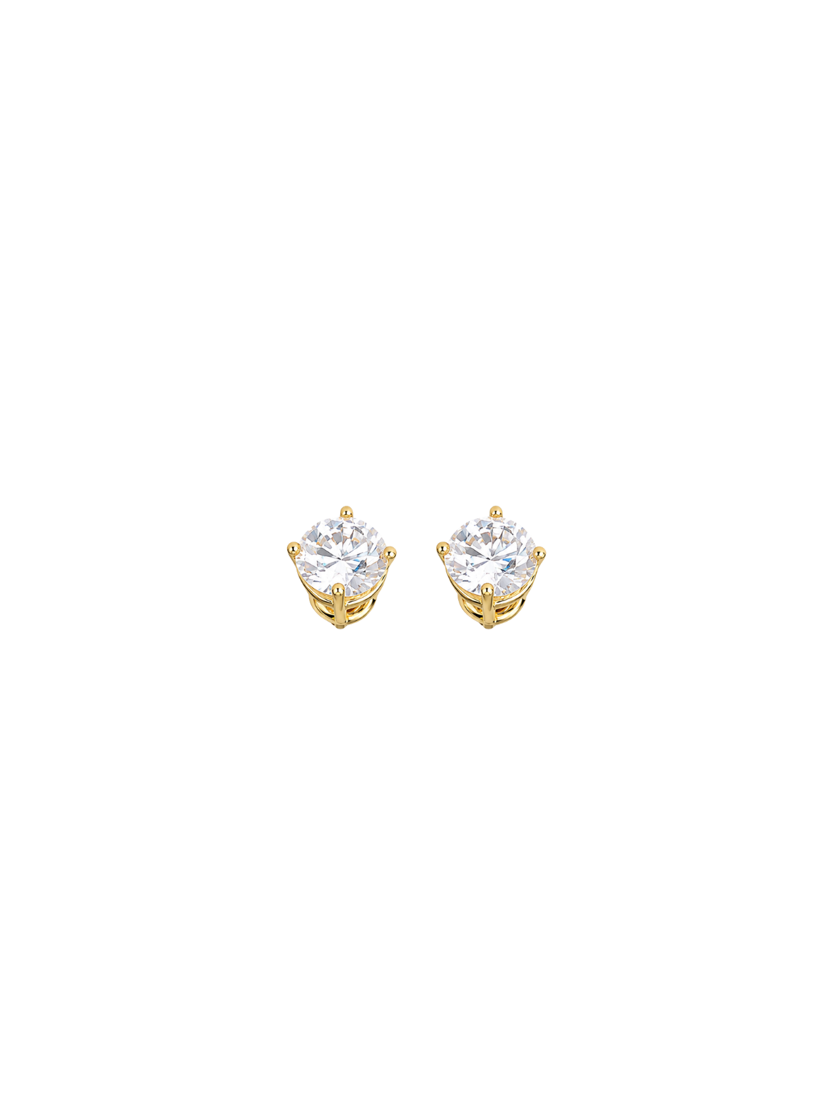 1.00ct Diamond 18K Gold Classic Stud Earring