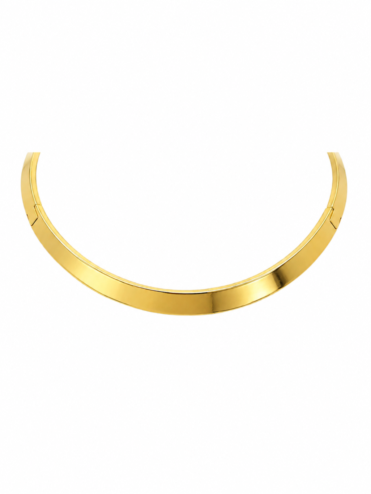 14K Gold Collar Choker Necklace