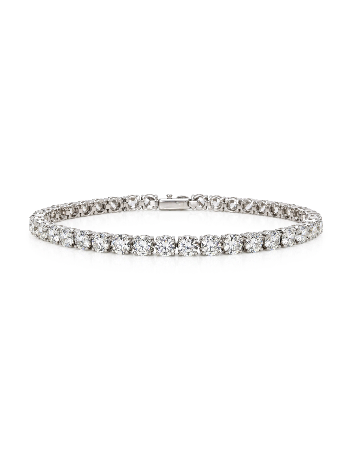 12.33ct Diamond 14K Gold Classic Tennis Bracelet
