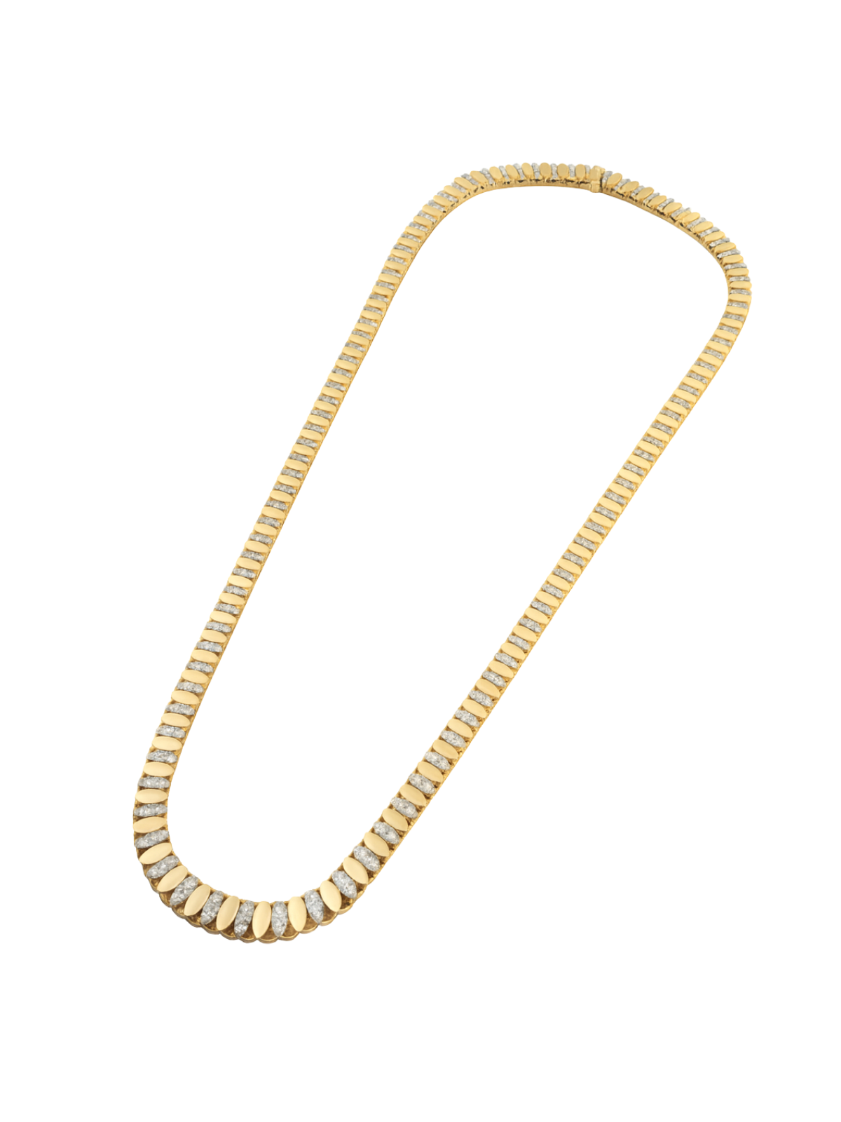 4.83ct Diamond 14K Gold Necklace