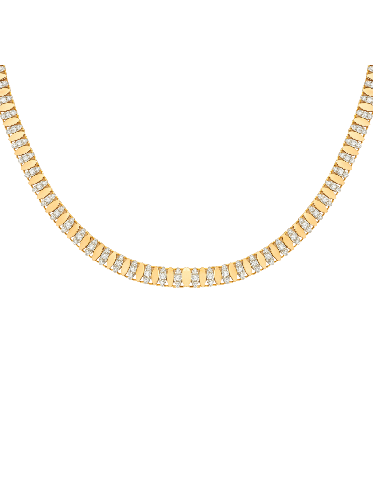 4.83ct Diamond 14K Gold Necklace