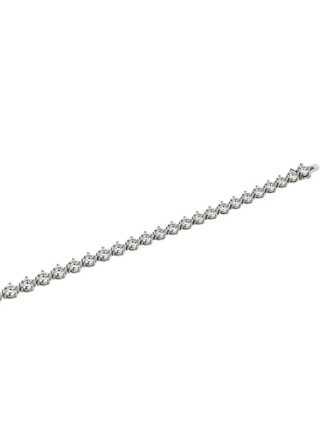 9.00ct Diamond 14K Gold Three Prong Tennis Bracelet