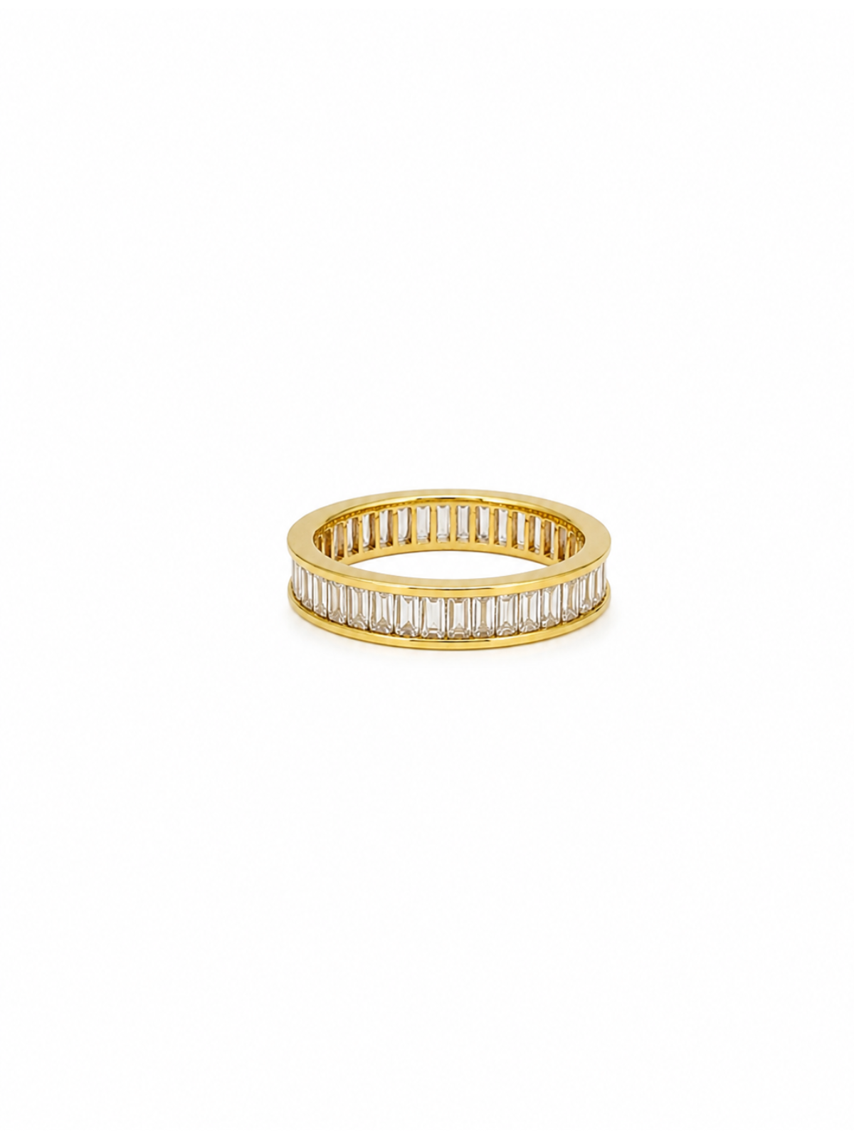 3.00ct Diamond 14K Gold Baguette Eternity Ring