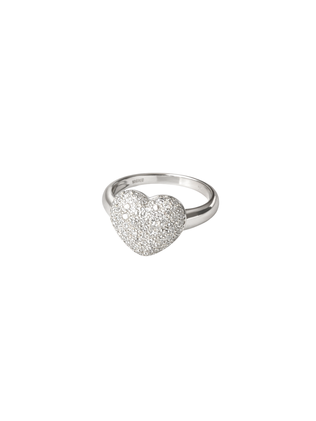 1.00ct Diamond 18K Gold Heart Ring