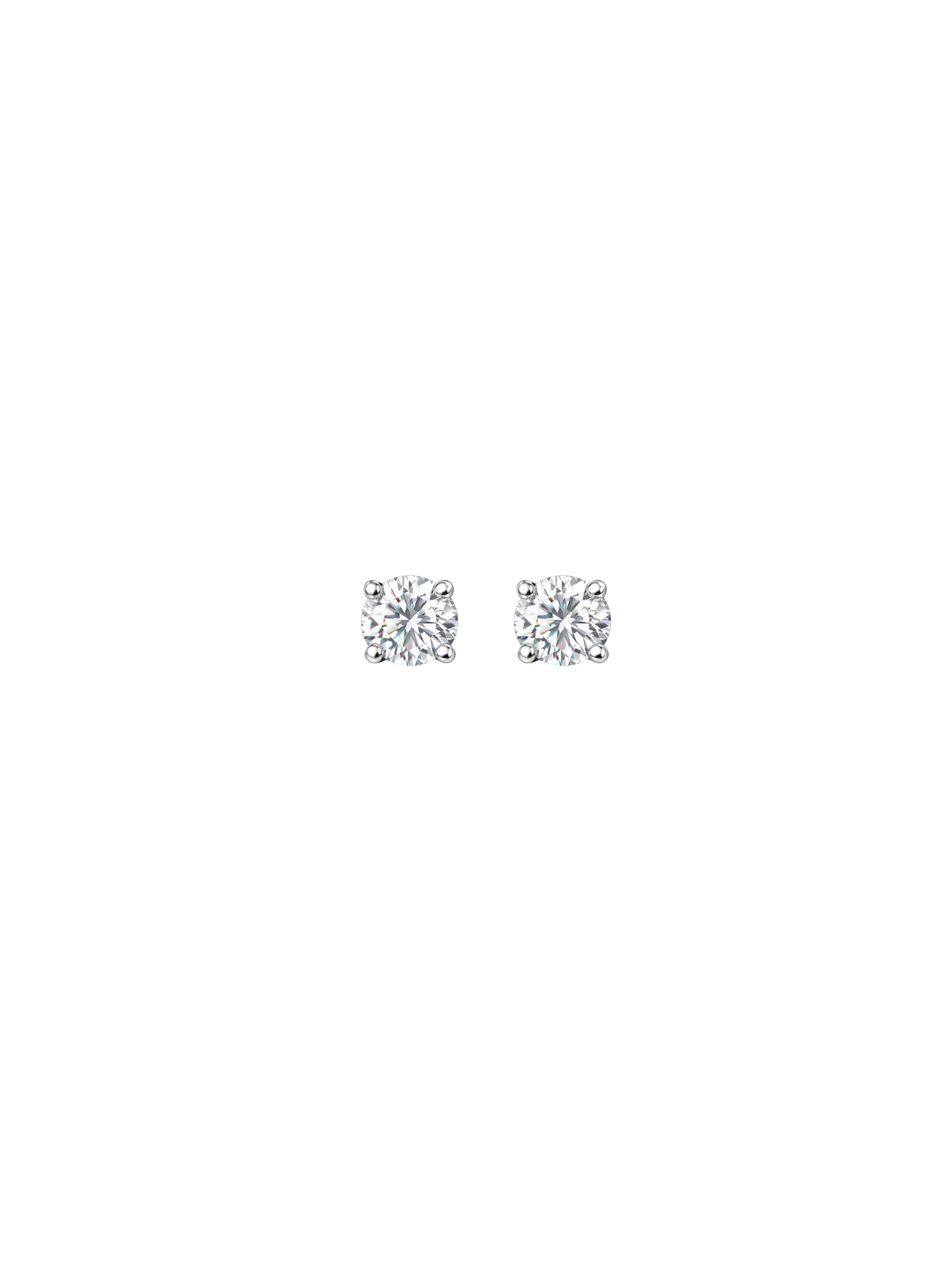 1.25ct Diamond 14K Gold Classic Stud Earrings