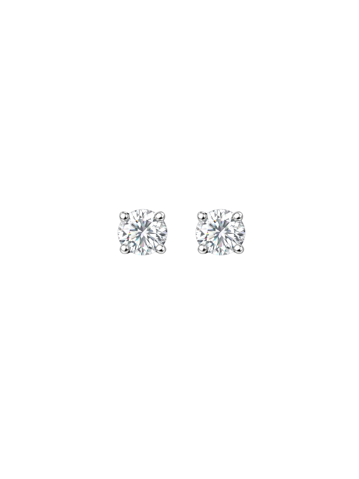 1.60ct Diamond 14K Gold Classic Stud Earring