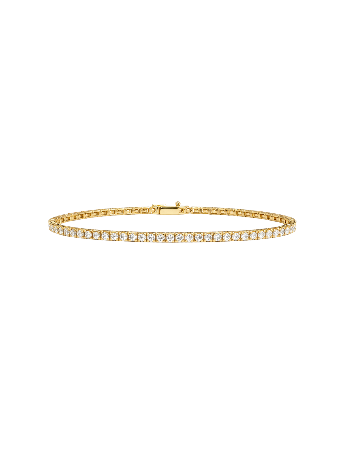 2.50ct Diamond 18K Gold Tennis Bracelet