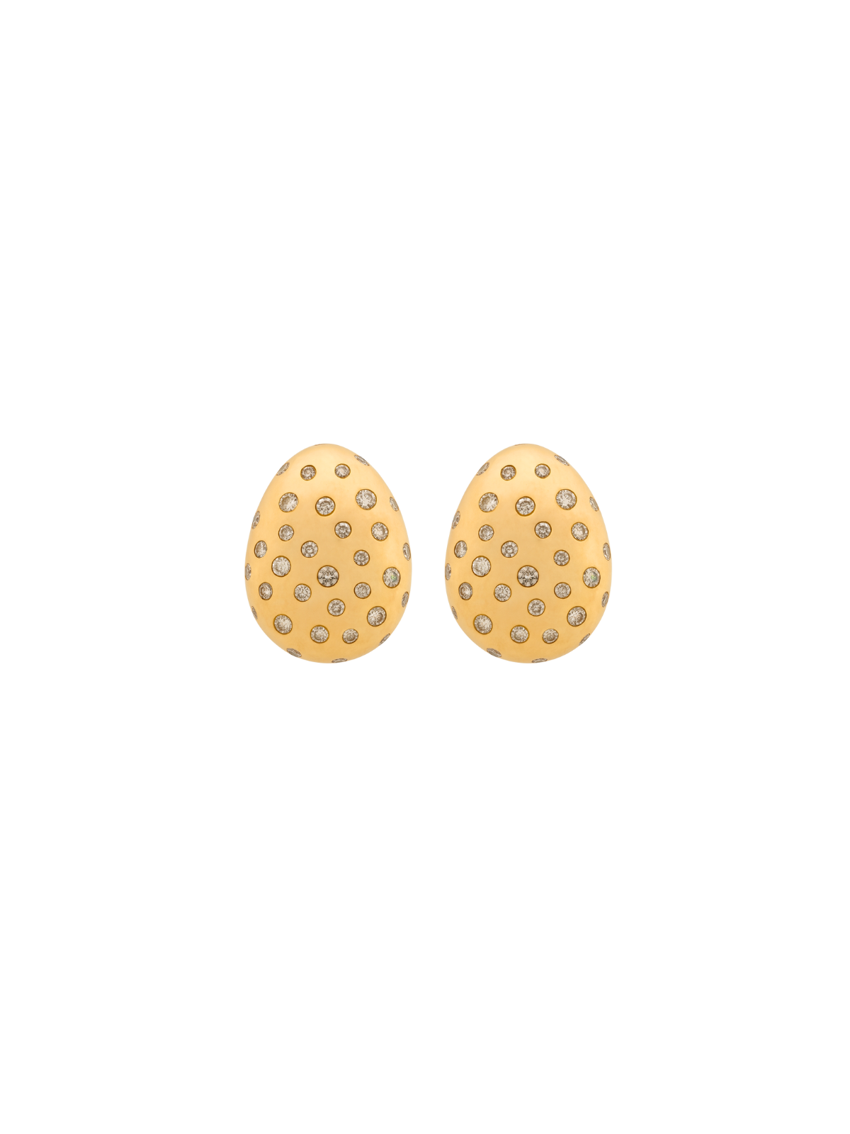 1.45ct Diamond 14K Gold Scattered Earrings